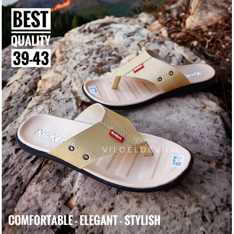 Sandal Slide Pria Sandal Slop Pria Casual (Selop Polos)