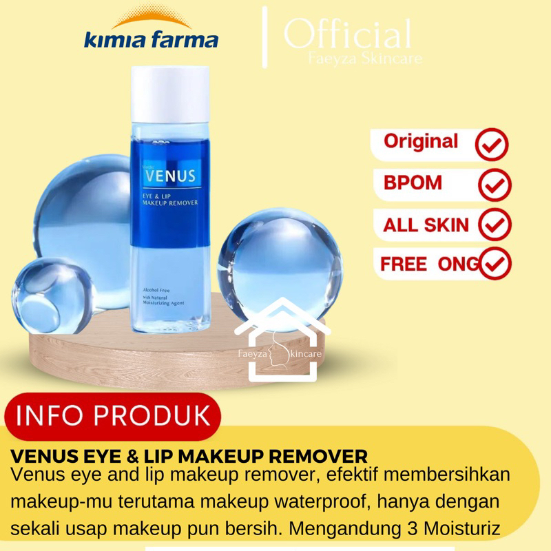 Venus Eye Lip Makeup Remover | Remover venus | Pengajpus makeup