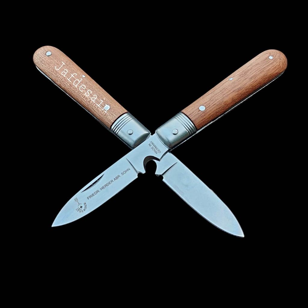 Cap Garpu Original Pocket Survival Knife Herder Solingengermany Original Terpercaya