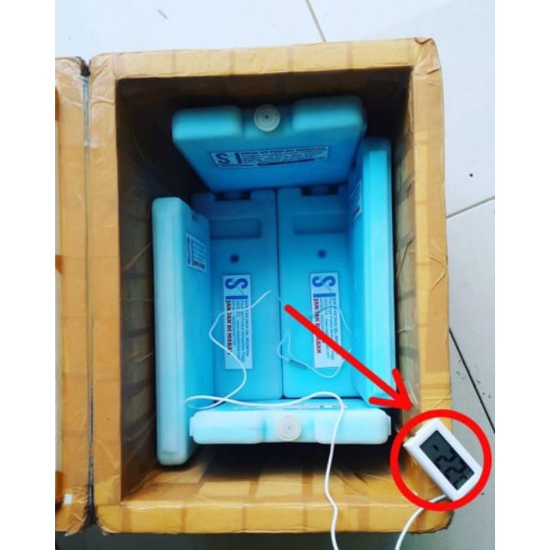 ICE PACK 15×22×3cm ICE GEL BLUE ICE PACK GEL SERBA GUNA PENDINGIN RUANGAN KIPAS ANGIN AC AIR COOLERS PENDINGIN ASI PENDINGIN ES KRIM PENDINGIN FROZEN FOOD THERMAFREEZE PENDINGIN KOMPRES