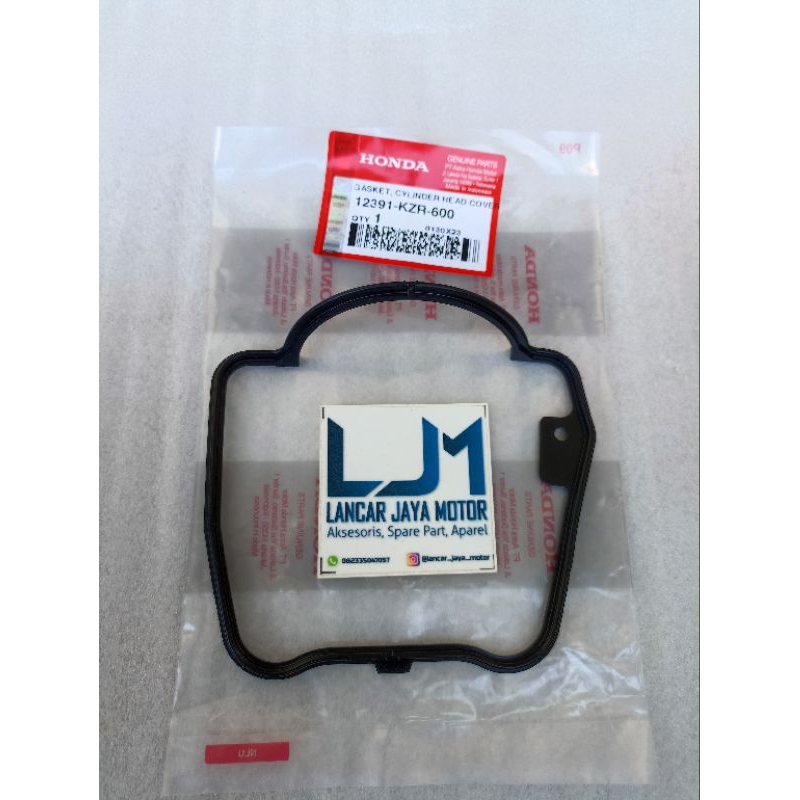 12391-KZR-600 SEAL GASKET TUTUP COVER HEAD KOP VARIO 125 150 PCX 12391KZR600 ORIGINAL AHM