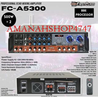 AMPLIFIER FIRSTCLASS FC A5300 BLUETOOTH FCA5300 F CA5300 FCA 5300