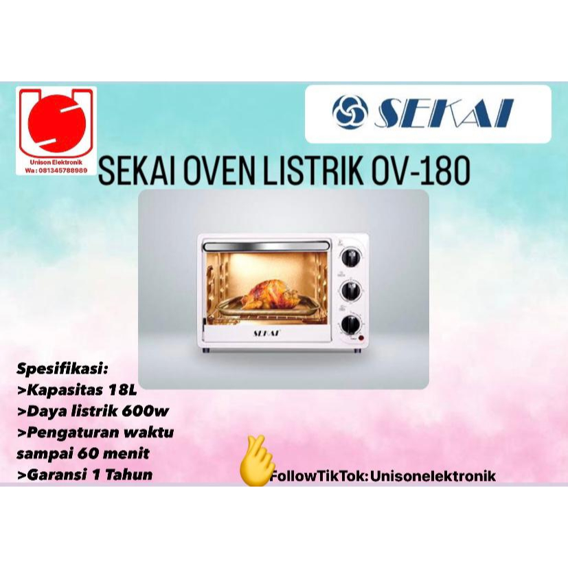SEKAI OVEN LISTRIK OV-180