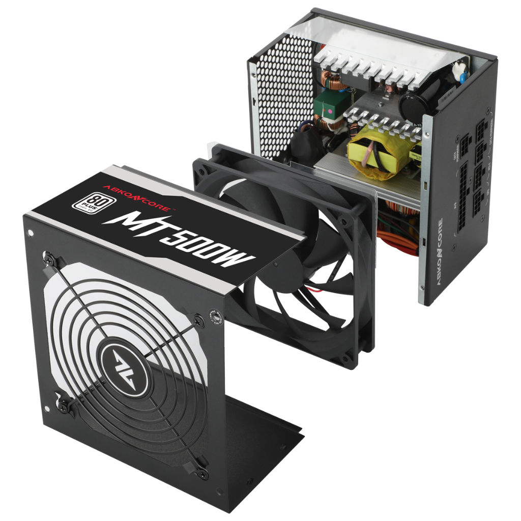 Power Supply AbkoNcore MIGHTY 500 500W Full Modular 80+