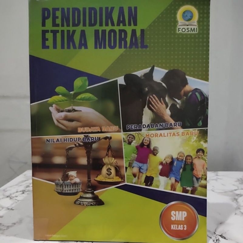 Buku Etika Sekolah Maitreyawira kelas 9 SMP 3 penerbit Fosmi bekas