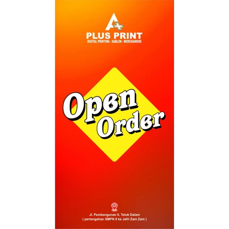 JASA DESAIN SPANDUK BROSUR STIKER