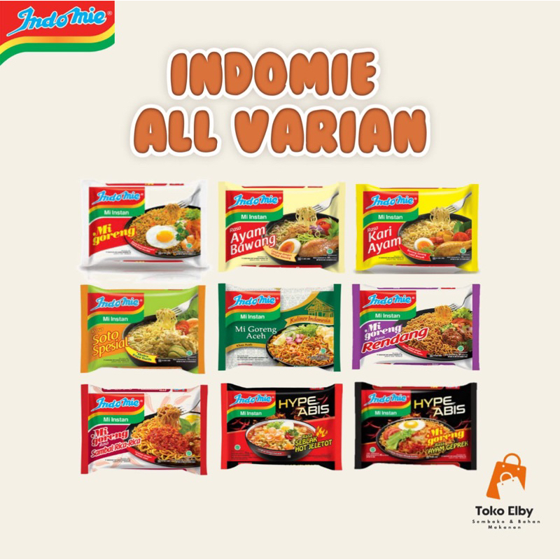 

MIE INDOMIE GORENG/KUAH LENGKAP