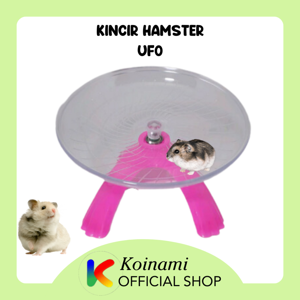 KINCIR HAMSTER UFO / KINCIR UFO HAMSTER / MAINAN HAMSTER  / KINCIR PIRINGAN HAMSTER