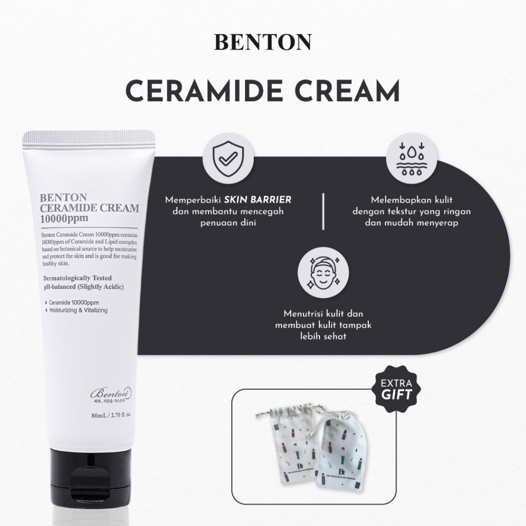 Benton Ceramide Cream 10000ppm 80ml [Repair Skin Barrier]