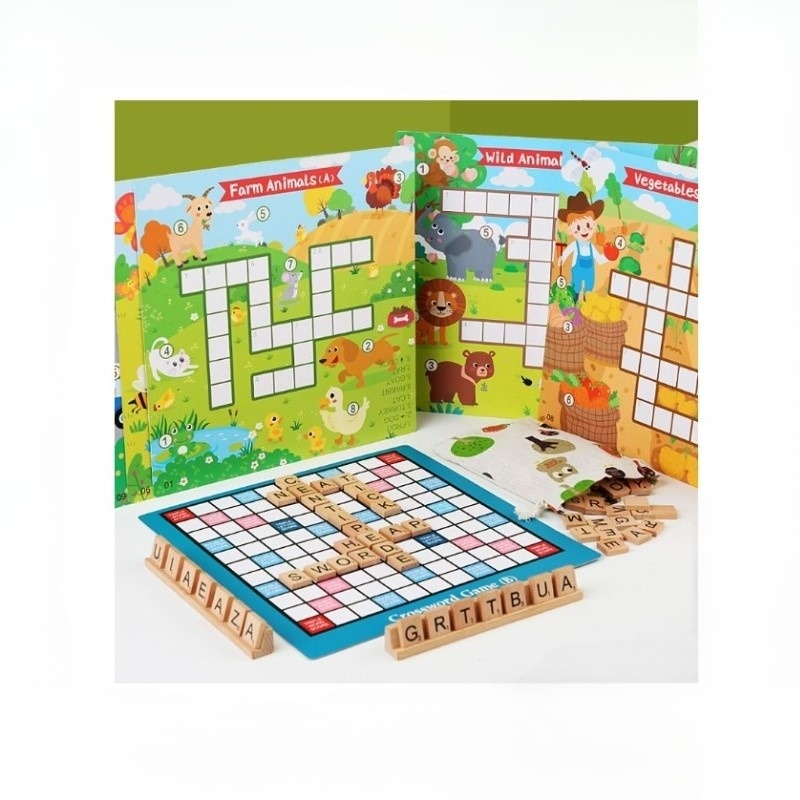 Mainan Edukasi - Treehole Childrens Crossword Game SD30 - Mainan Puzzle