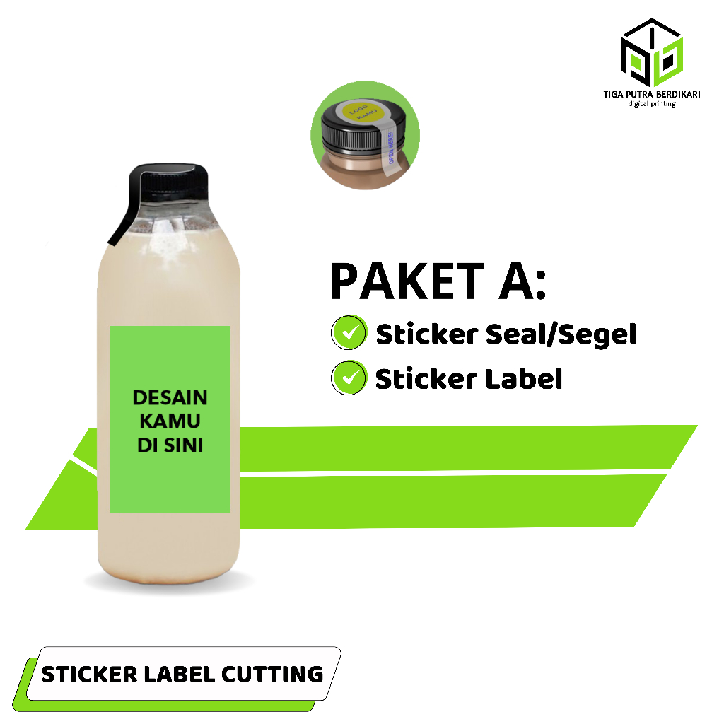 

Paket Cetak Stiker Label Untuk Branding Kemasan Botol Minuman