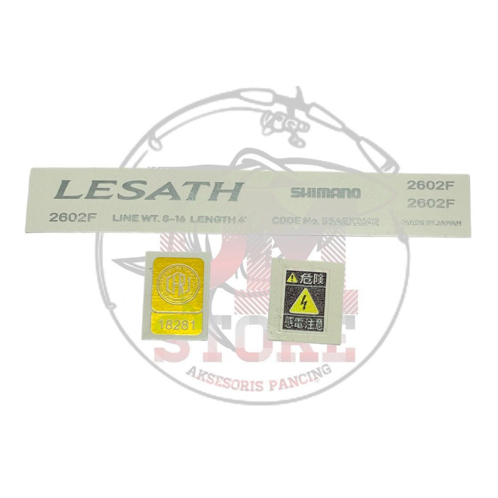 Sticker decal shimano lesath ltd - decal joran