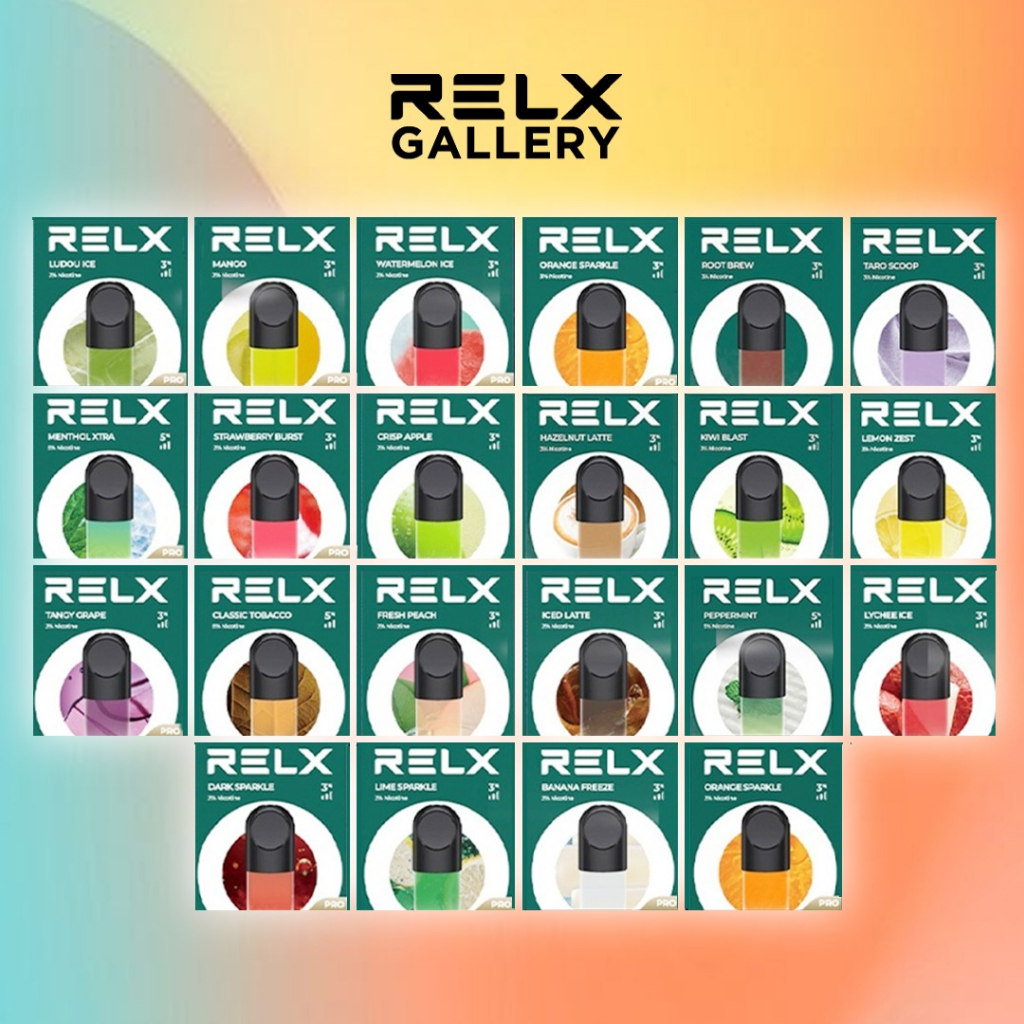 Relx Infinity Essential Pro &amp; Cotton Variant - All Flavors