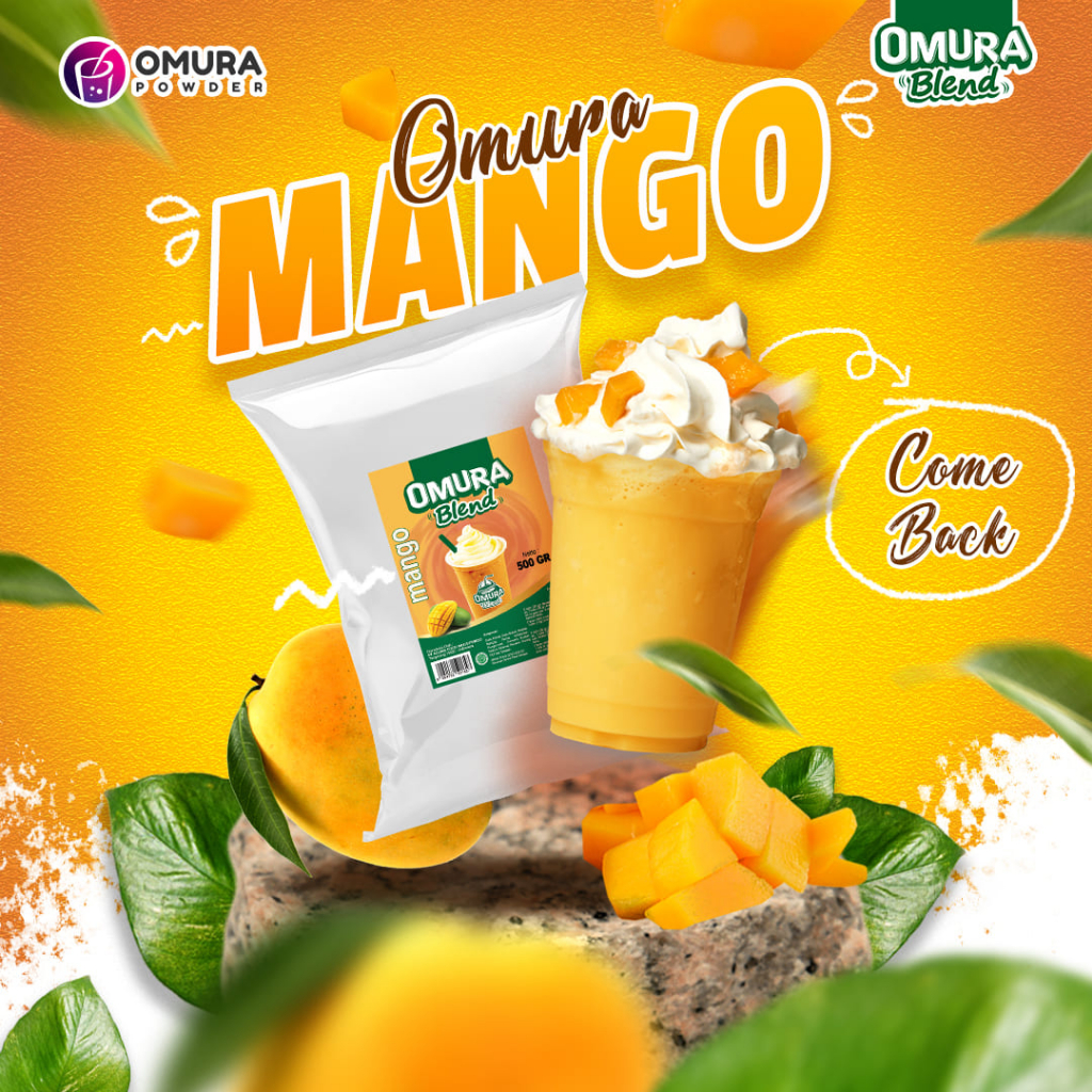 

BLEND Bubuk Minuman Premium Rasa Mango / Mangga Mix Gula 1 Kg & 500 Gram Indonesia Powder