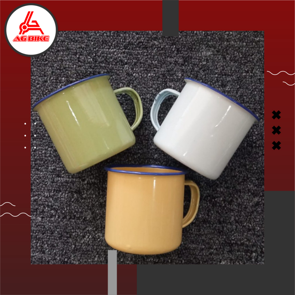 Mug Enamel Polos 7 cm