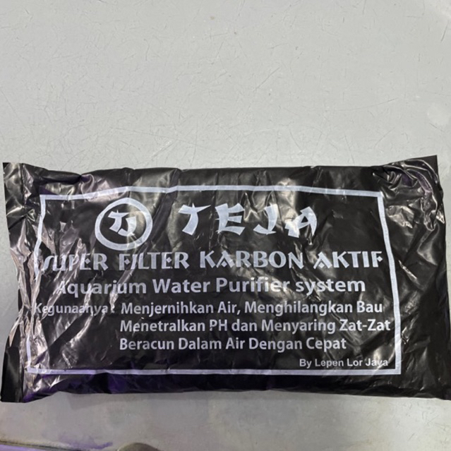 Karbon Aktif Teja Super Filter Karbon Aktif Penjernih Aquarium