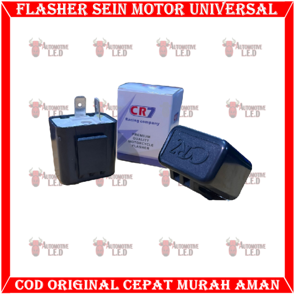 ORIGINAL FLASHER SEN CR7 FLASHER SEN SXC FLASHER SEIN MOTOLIGHT  FLASHER SEN MOTOR UNIVERSAL BUAT MOTOR