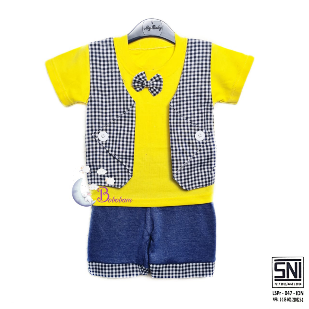 BOBOBAM BAJU BAYI LAKI LAKI SETELAN ANAK COWO LUCU STELAN COWOK 6 12 BULAN KEREN TRENDY KEKINIAN ROMPI