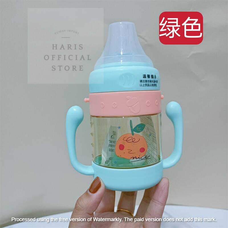 BOTOL MINUM ANAK / BABY KAPASITAS 340ML KARAKRTER LUCU BPA FREE EMPENG