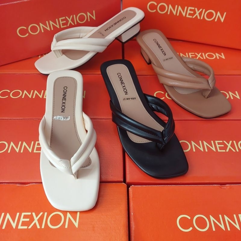 Sandal Jepit Connexion hak 3cm