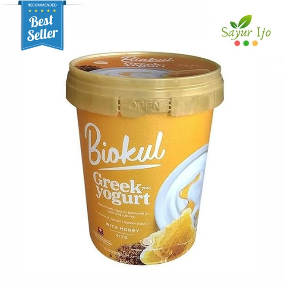 

Biokul Greek Yogurt Honey 473 ML Susu Olahan Rasa Madu