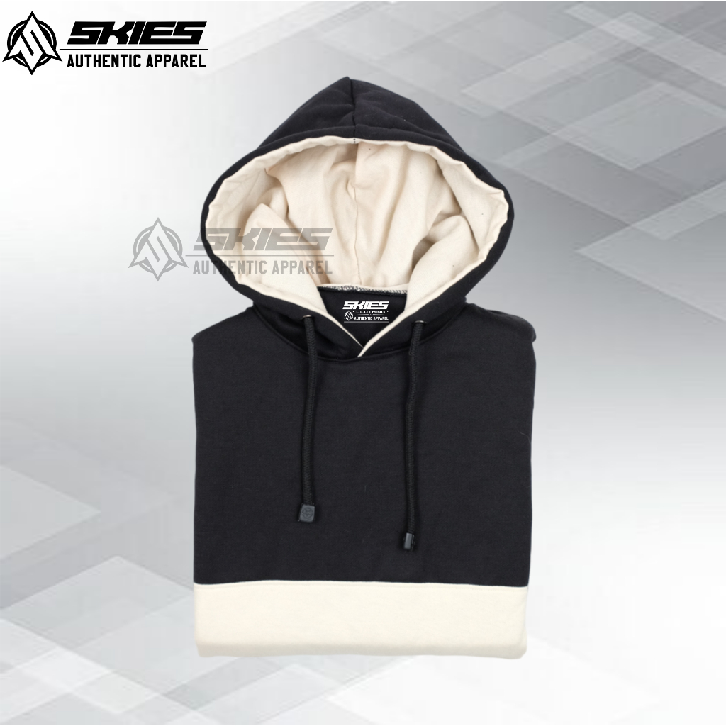 Sweater Hoodie Pria Kombinasi Warna Bahan Katun fleece Lokal Brand Bandung Hudie Pria Premium Skies.Clothing