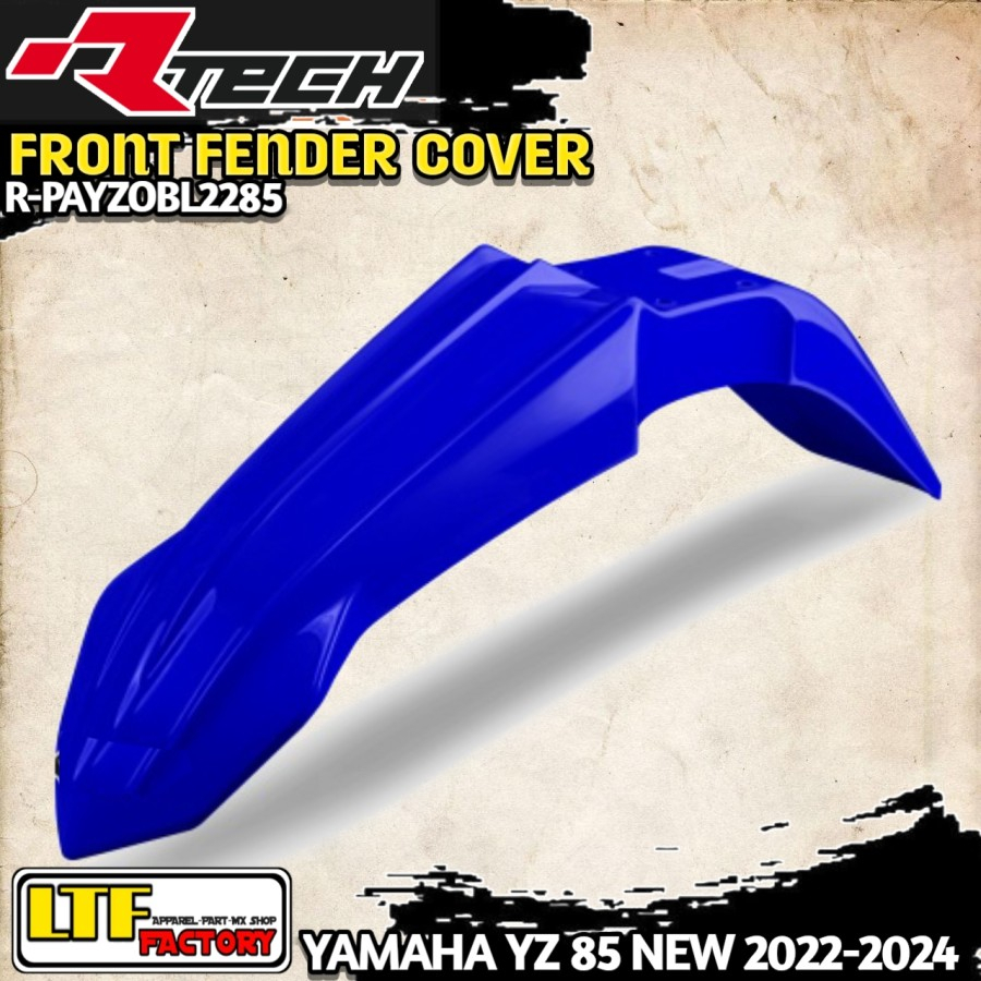 YAMAHA YZ 85 NEW 2022 2023 2024 2025 2026 - RACETECH Front Fender Cover - Spakbor Slebor Sayap Depan