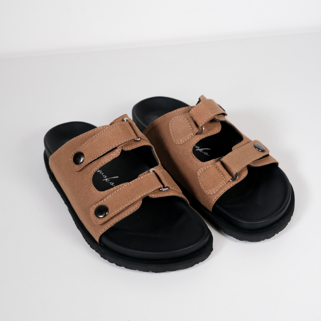 Lokomoko - Kana Flatbed Sandal Wanita Dan Pria (Unisex)