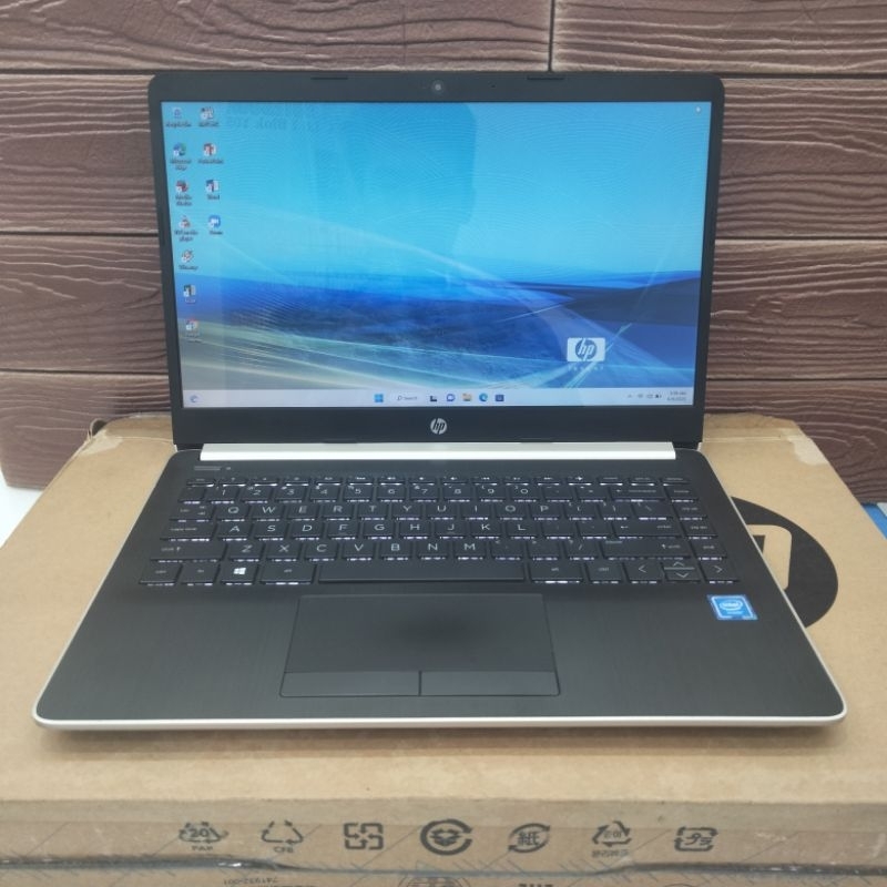 Laptop Hp 14s-cf Intel Celeron 4205U RAM 4GB 256GB SSD SECOND