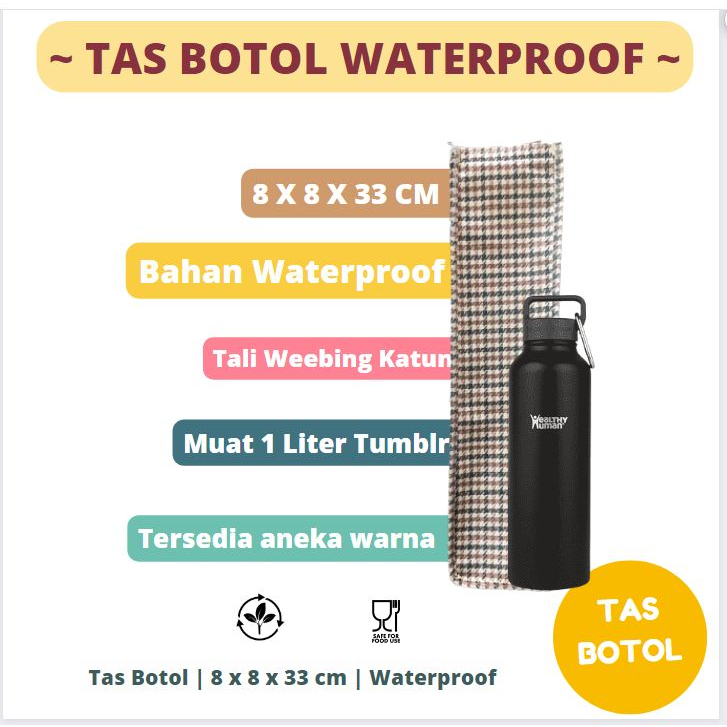 tas botol minum starbucks 1 liter Tas botol minum traveling Wadah tumbler minum 1.5 liter