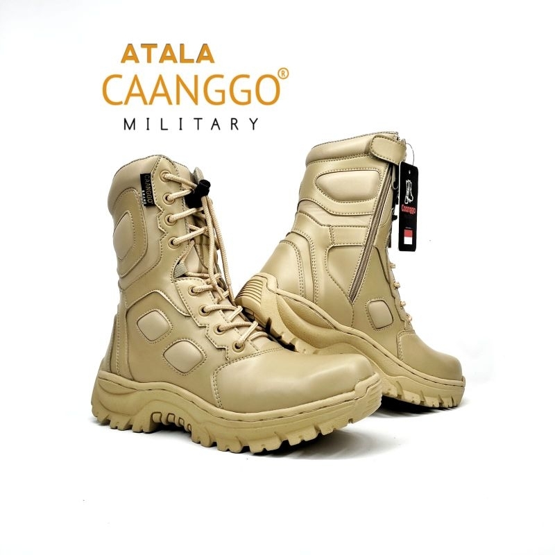 Caanggo -Sepatu pdl tactical outdoor boots safety C-2ATL CREAM