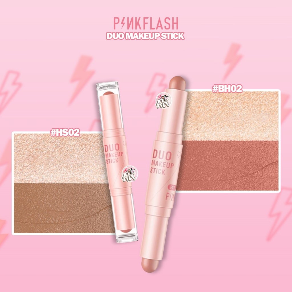 PINKFLASH DOUBLE SHAPING 3D MAKEUP STICK THREE DIMENSIONAL SHAPING CREAMY SMOOTH HIGHLIGHTER