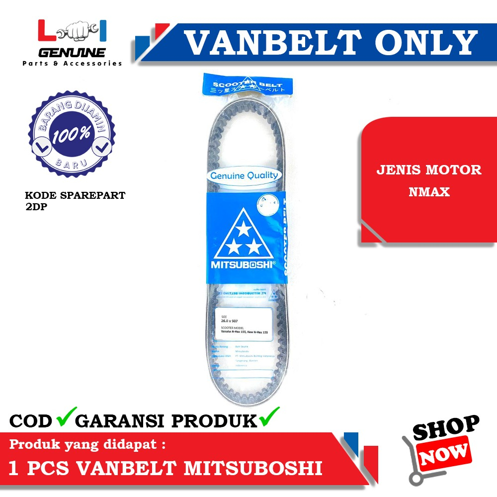 -LOI- VANBELT ORIGINAL MITSUBOSHI NMAX 150 2DP