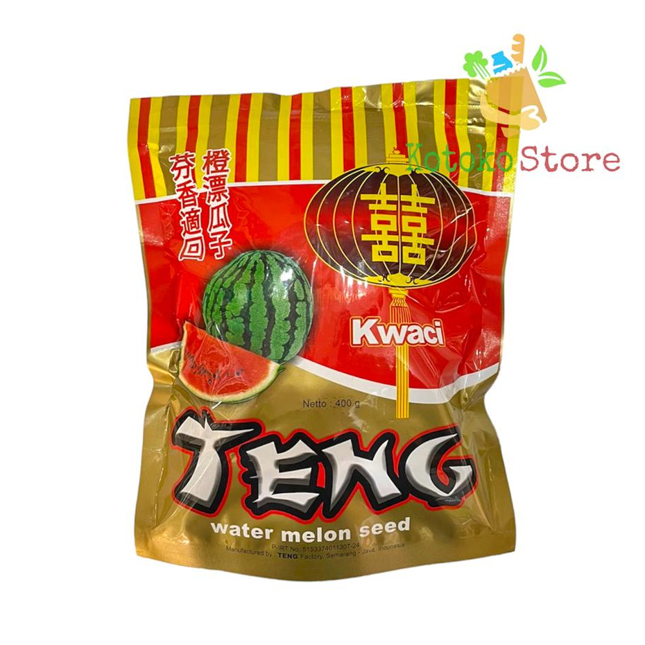 

Kwaci Teng / Kuaci Kwaci Biji Semangka Teng / Water Melon Seed 400gr