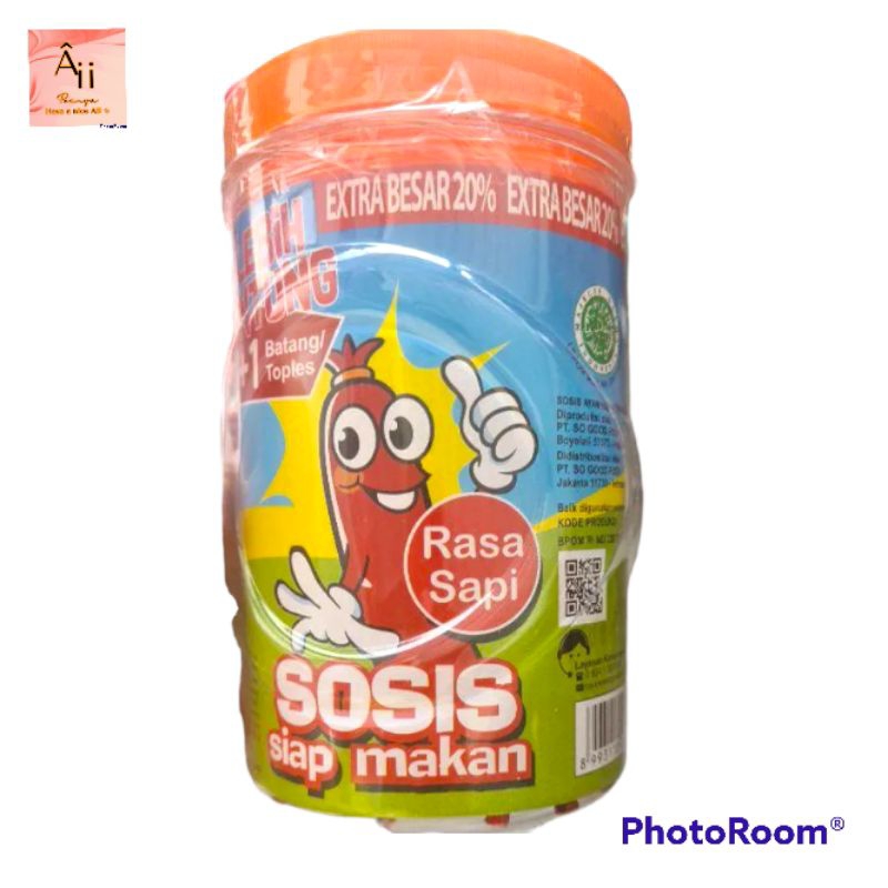 

2toples sosis sonice rasa sapi 24pcs x 2toples sosis sonice sapi