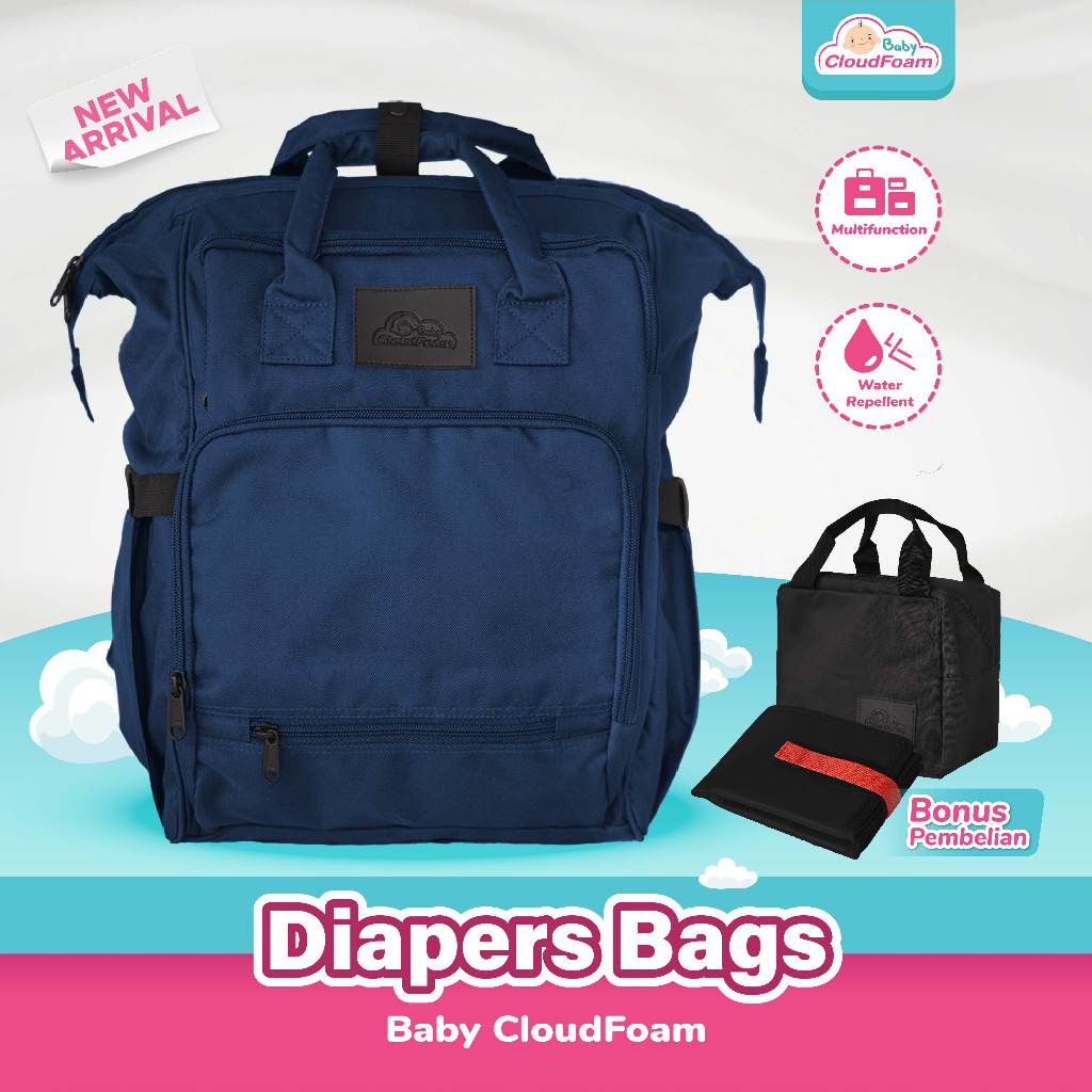 Baby Cloudfoam Diapers Bag Tas Perlengkapan Bayi