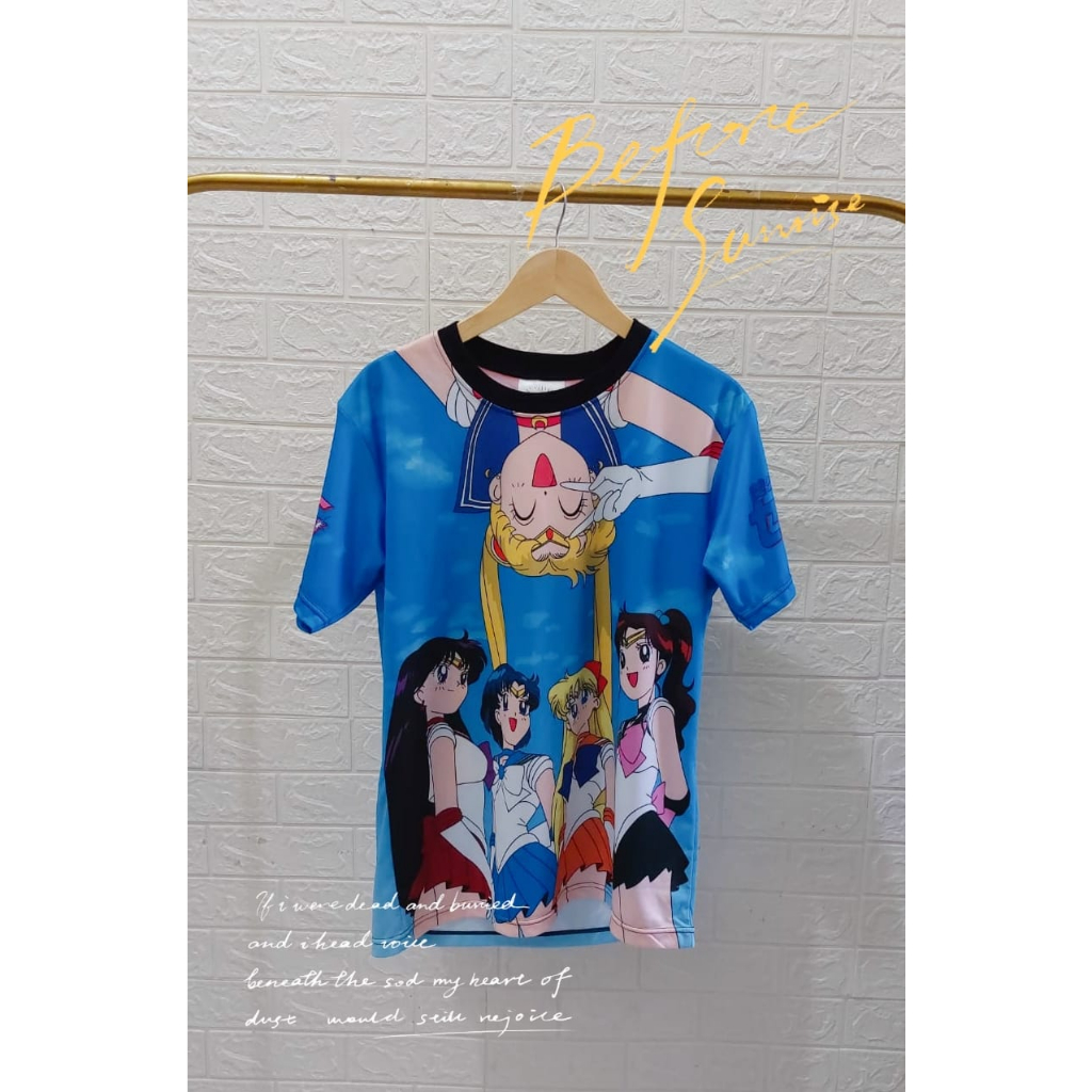 Atasan Kaos Sewing Sailormoon BKK