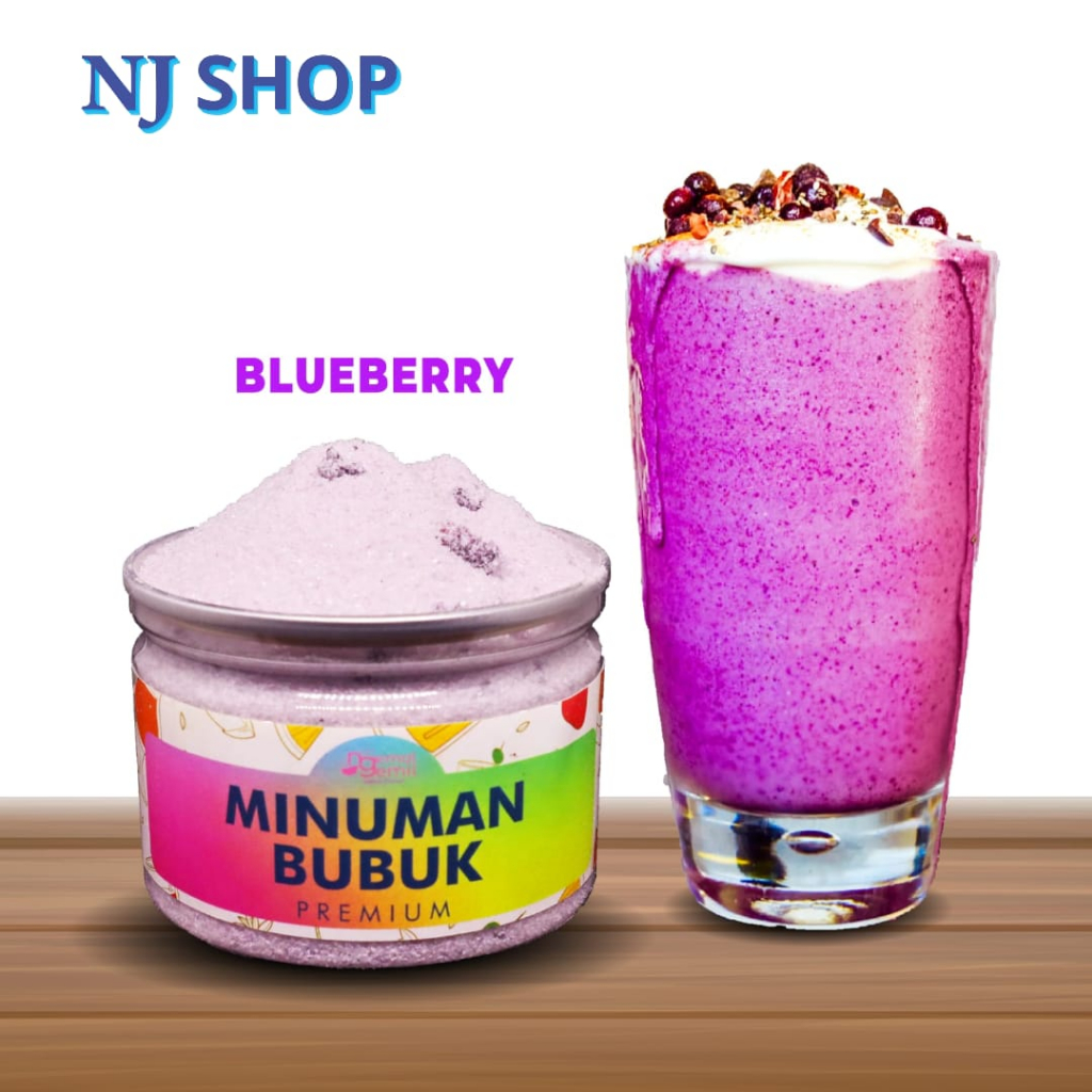 

[Powder Drink] - Can Bubuk Minuman Blueberry Minuman Bubuk BlueberryPowder Kualitas Premium