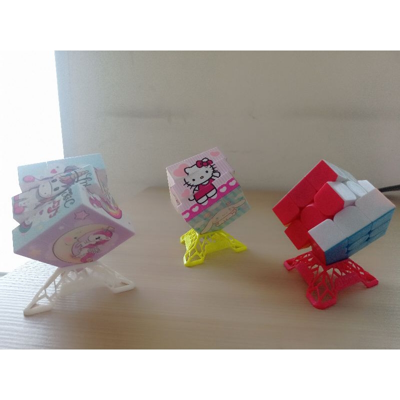 Rubik 3x3 stickerless, Rubik 3x3 Sanrio stickerless, Rubik 3x3 kuda pony