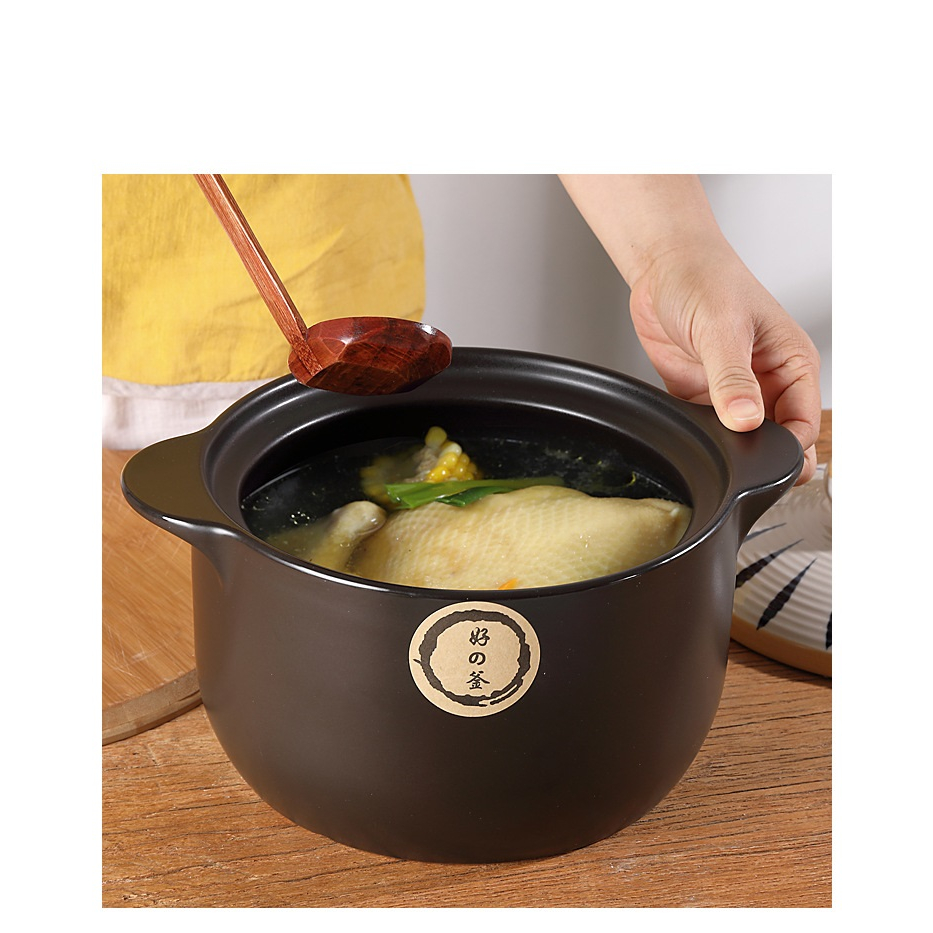 Casserole Claypot Ceramic Panci Sup Keramik Panci Masak