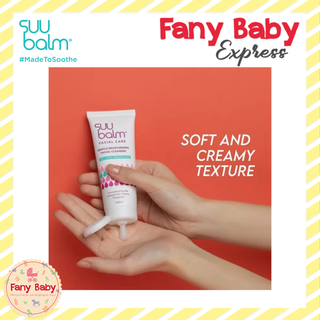 SUU BALM GENTLE MOISTURISING FACIAL CLEANSER 100ML