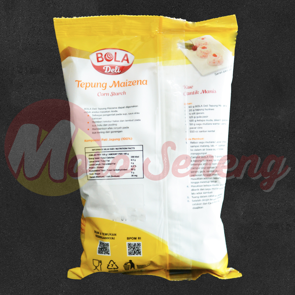 Tepung Maizena Bola Deli Corn Starch Pati Jagung