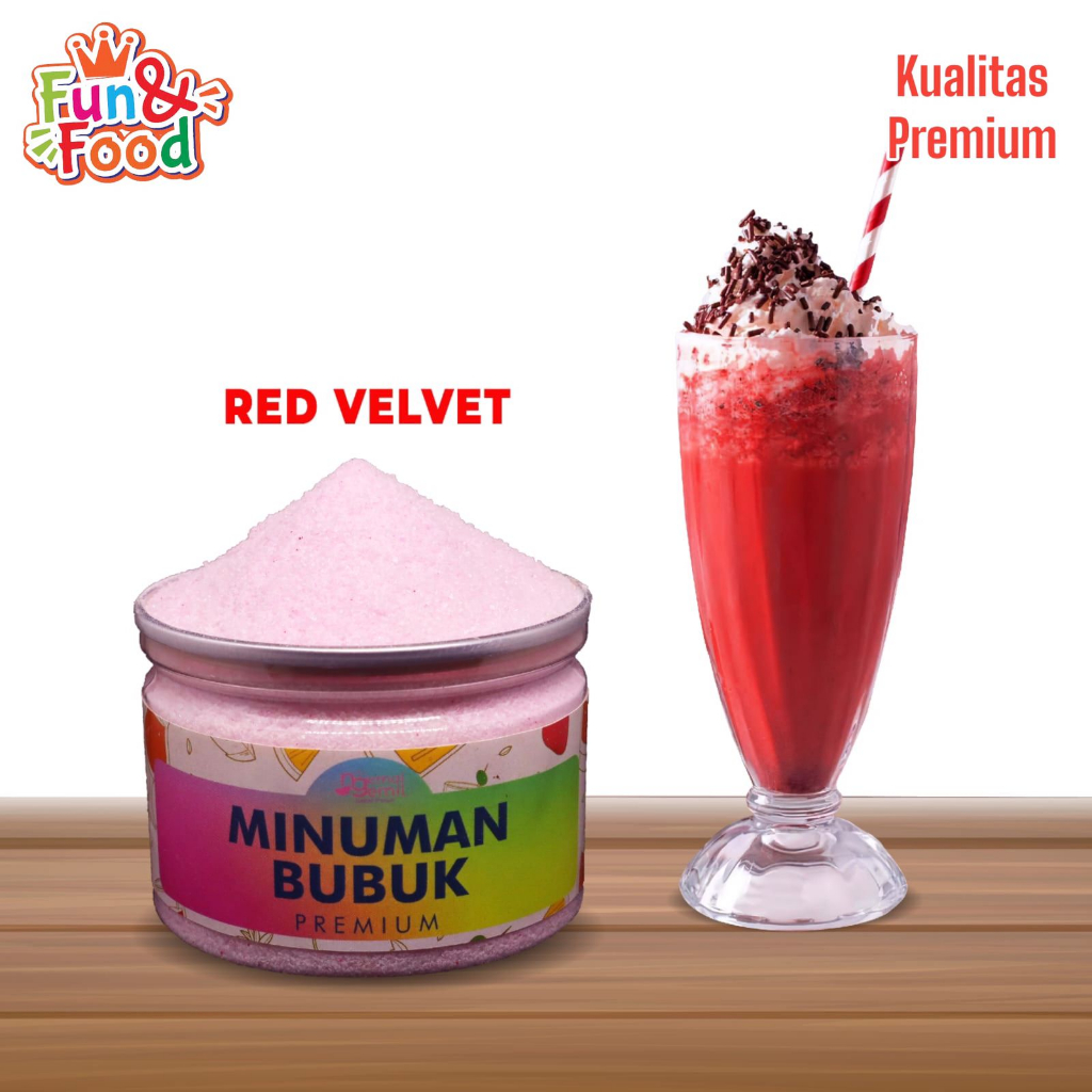 

Can Bubuk Minuman Red Valvet Minuman Bubuk Red Valvet Powder Kualitas Premium