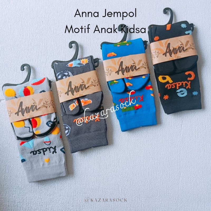 Kazarasock - Kaos Kaki Anak Jempol Motif Murah - Anna Kids