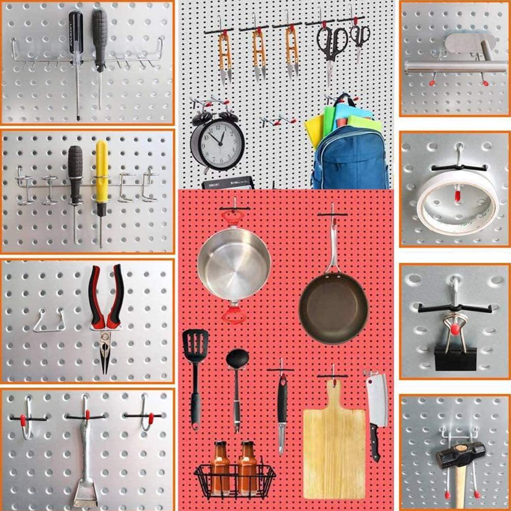 【248 PCS】Pegboard Pengait/Gantungan Pegboard/Hooks Pegboard Assortment