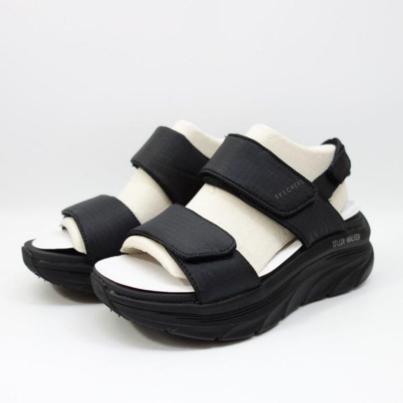 Skechers D'lux Walker Fresh Outlook Women's Sandal - Black Original