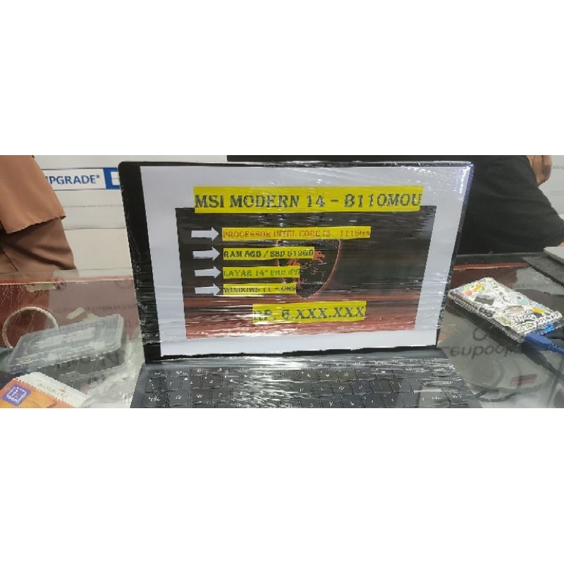 MSI MODERN 14 - B110MOU i3 1115G4 8GB SSD 512GB