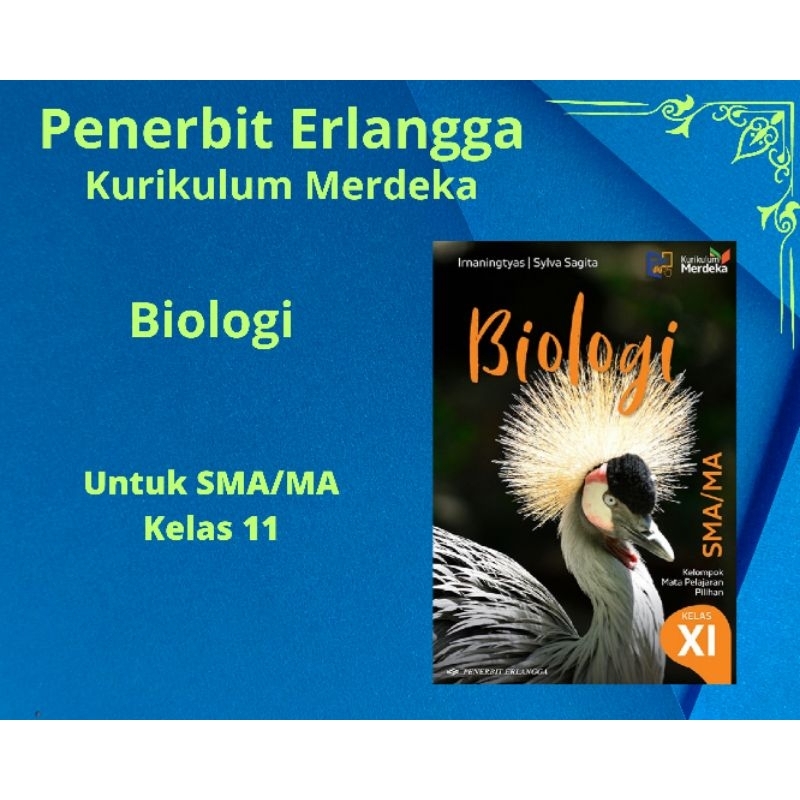 Biologi SMA/MA Kelas 11 Kurikulum Merdeka Penerbit Erlangga
