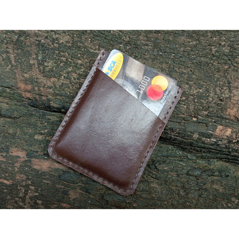 Dompet Kartu kulit sapi -slim