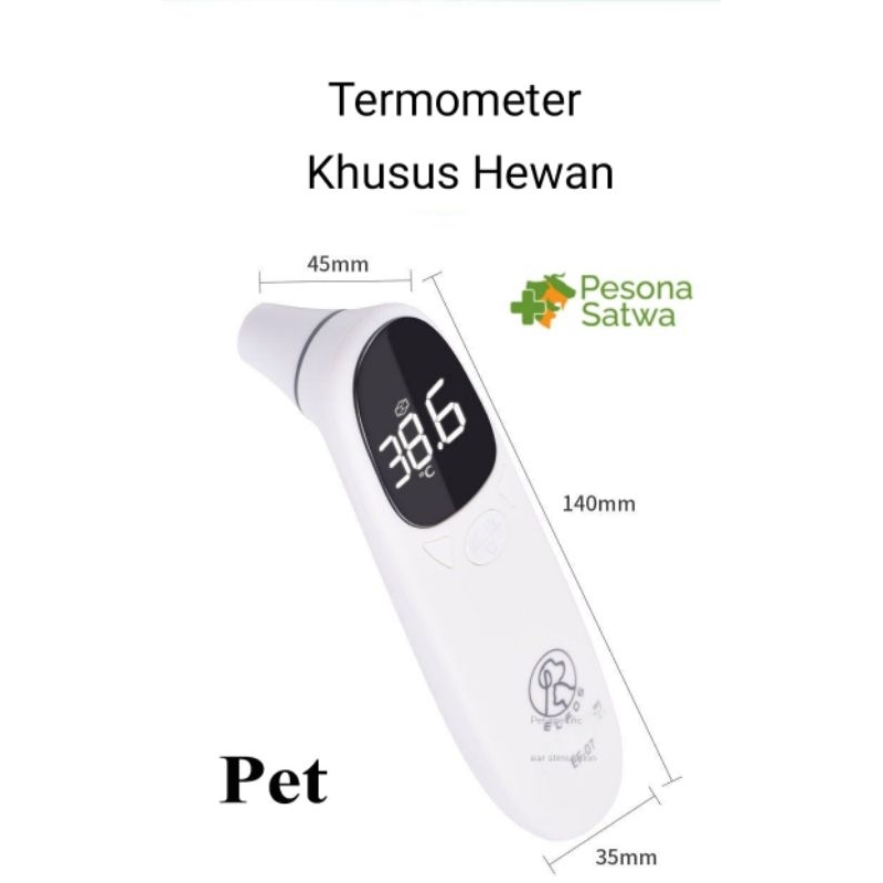 Thermometer Khusus Hewan Infrared - ELMOS EF-07 -